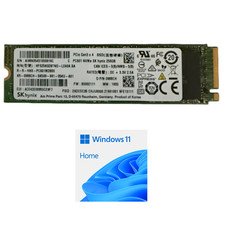 256GB SK Hynix M.2 PCIe NVMe SSD with Windows 11 Home for Dell Lenovo Acer IBM