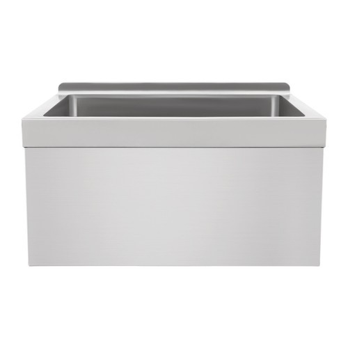 Commercial Wall-mounted Mop Sink Stainless Steel Floor Mop Sink Rectangular