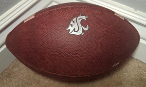 NIKE VAPOR ELITE NCAA WASHINGTON STATE COUGARS FOOTBALL BALL TEAM ISSUED  B
