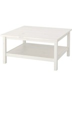 Ikea HEMNES Couchtisch 90 x 90 cm Echtholz weiß sehr guter Zustand Blitzversand