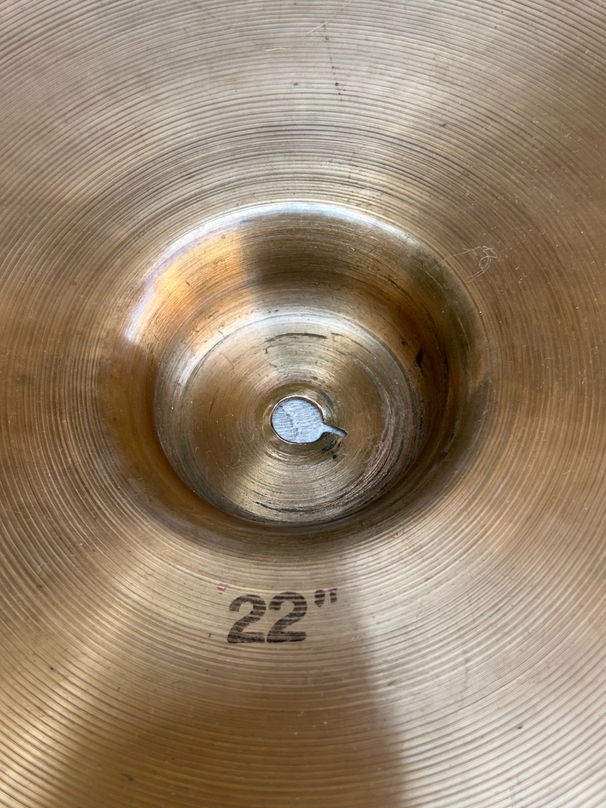 Vintage Paiste 2002 22" China Type Cymbal Black Label Made in Switzerland photo 8