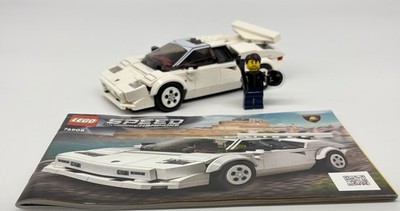 LEGO SPEED CHAMPIONS 76908 Lamborghini Countach - 100% Complete with Manual
