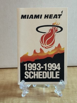 1993/94 Miami Heat Pocket Schedule , Alamo Rent A Car 