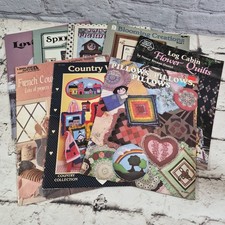 Lot Of 8 Quilting Sewing Country Crafts Vintage Pattern Books Collection
