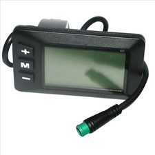 DISPLAY LCD BICI ELETTRICA E-BIKE 5 PIN G51 IMPERMEABILE 24/36/48 V