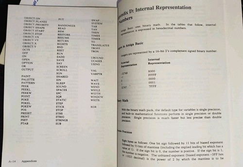 Commodore Amiga Computer Books A500 Users Manual English And Amiga Basic English - Photo 6/6