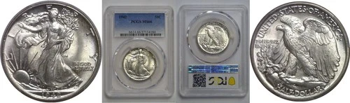 1942 Walking Liberty Half Dollar   PCGS MS-66