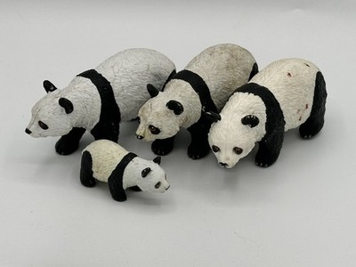   AAA Gummistier 3x PANDABÄREN & JUNGES Frühförderzentrum ELC RETIRED  