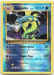 Gyarados 34/108 Evolutions Reverse Holo