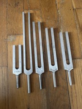 Vintage Tuning Fork  LOT Of 5, WELCH, KITCHING C128 C256 C512 C1024 G384