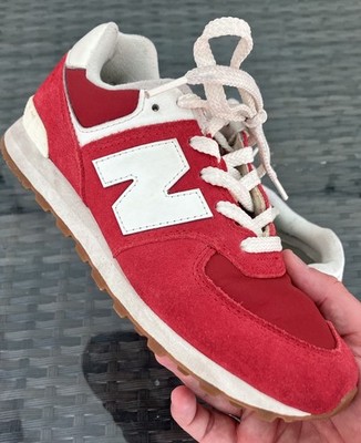 New Balance 574 Kids Varsity Red Running Shoes 