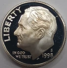 1998-S Silver Proof Roosevelt Dime