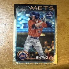 2024 Topps Pro Debut A.J. Ewing Chrome  Super Fracture 1 of 1 #PD-48