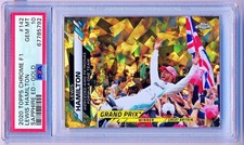 2020 Topps Chrome Sapphire F1 Lewis Hamilton Gold #142 (01/50) PSA 10 - POP 8