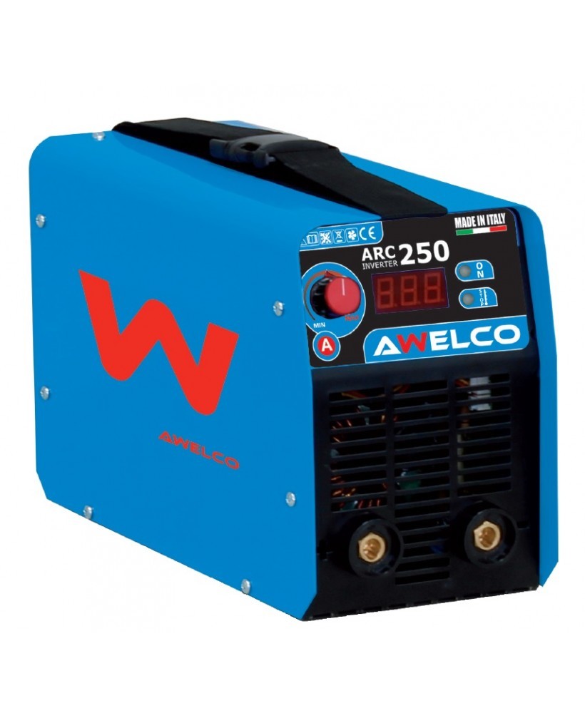 SALDATRICE INVERTER ARC 250 ELETTRODO AWELCO VALIGIA KIT art. 51925RP