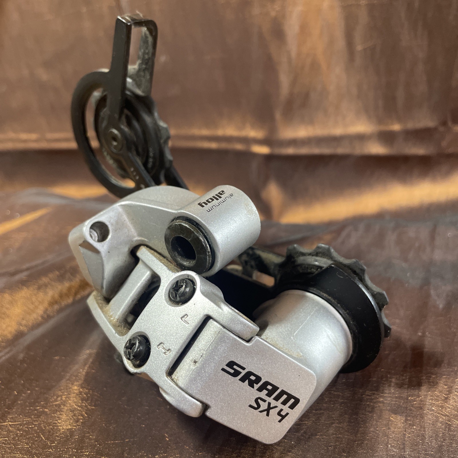 SRAM X-4 Long Cage Rear Mech Derailleur MTB Hybrid Bike 7 8 9 Speed X4 Silver