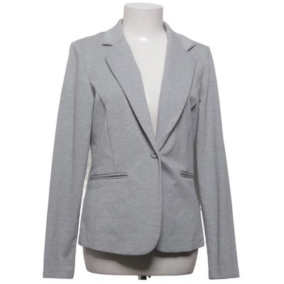 Ichi, Blazer, Größe: M, Grau, Elasthan/Polyester/Viskose, Einfarbig, Damen #UcR
