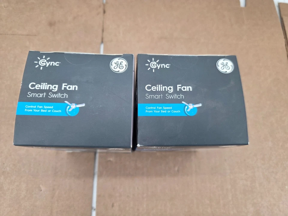 GE Cync Ceiling Fan Smart Switch Wi-Fi Alexa Google 4 Speed Setting White 2 OF - Image 2 of 4
