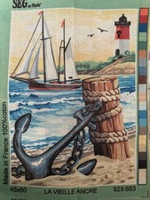 Seg De Paris 45x60 Cm Printed Needlepoint Tapestry Canvas Only Ancor