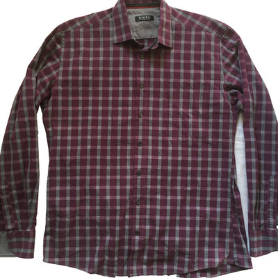 DIGEL MEN'S WEAR CONCEPT BUTTON DOWN  L/S DRESS CHECK SHIRT LARGE EU