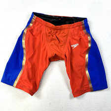 Mens Speedo Fastskin LZR Intent Jammer Size 23 Elite Racing Swimming Red G2U