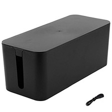 Cable Management Cord Cover Wire Hider Box Concealer Organizer Protector Syst...