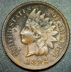 AU Det. 1892 1C Indian Head Cent
