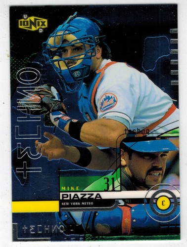 1999 UD Ionix Mike Piazza #R80 card