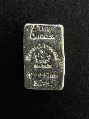 #ad #ad 2 oz .999 Silver Poured Bar Lil#x27; Chunky Monarch Precious Metals MPM $175.00