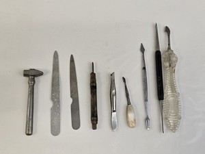 Triple Cut Henco , Dairy Maid Lot Of 9 Made In USA Nail File Grooming Tools Vtg