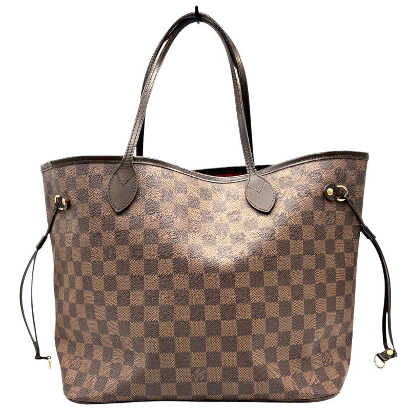 Louis Vuitton Neverfull MM Damier Brown Canvas Tote Bag N51105