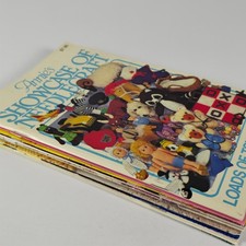 Lot of 15 Vintage Embroidery/Needlework/Knit/Crochet Patterns Books Leaflets