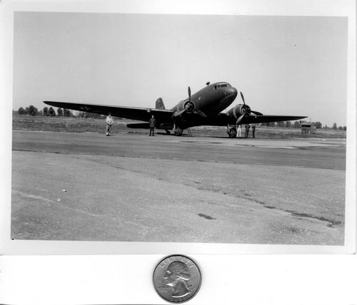 WW2 WWII USAAF US Army Air Force Military Press Photo Douglas C47 Skytrain Plane