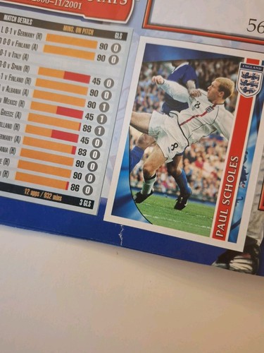 Rare Merlin's England Official World Cup 2002 Sticker Collection Album Soccer - Picture 10 of 24