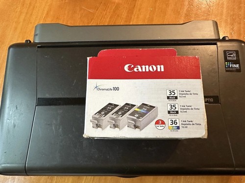 Canon Pixma ip110 Wireless Mobile Printer with Power Cord & USB Tested Working - Picture 5 of 6