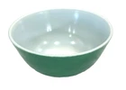 Vintage Pyrex Primary Color Green Nesting Mixing Bowl #403 USA VERY NICE