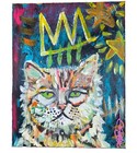 Fat Cat, 11x14”, Handmade, Signed By Artist, COA — photo 1