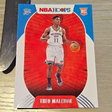 Panini 2020-21 NBA Hoops Théo Maledon OKC Thunder Rookie Card #230. rookie card picture