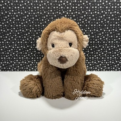 Jellycat Medium SMUDGE MONKEY ✨ Soft Plush Toy AUTHENTIC Brown