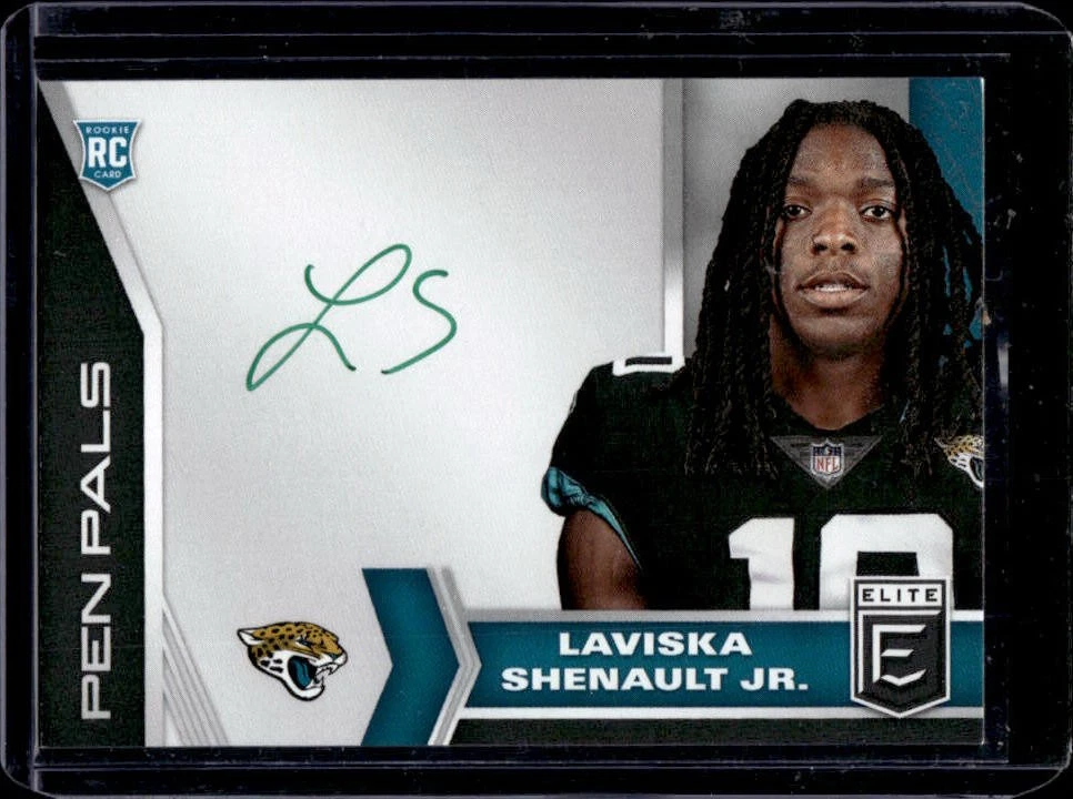 Laviska Shenault Jr. Panini Donruss Elite Pen Pals #PP19 Black Gold Ink