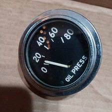 New Old Stock Vintage Ac Engine Oil Pressure 2 Gauge 0 - 80 Psi 1507016