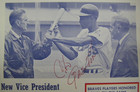 Cito Gaston 2xWS Champ signed Braves (rookie) PowWow Nov 1966 newsletter BSN COA — photo 2