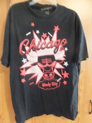 Chicago Bulls Windy City T SHIRT ADULT 2XL Hardwood Classics