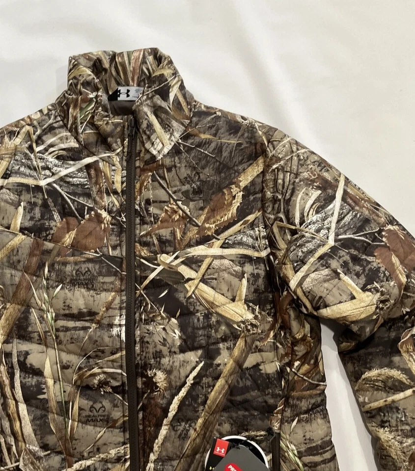 Under Armour women's Frost puffer Hunting Jacket - size Large -Realtree Max camo - Image 4 of 4
