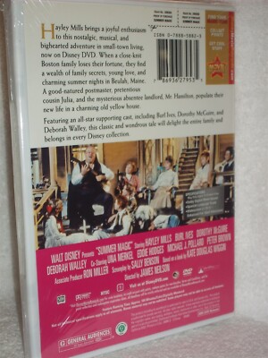 Summer Magic (DVD, 2005) ‎Hayley Mills Dorothy McGuire Burl Ives