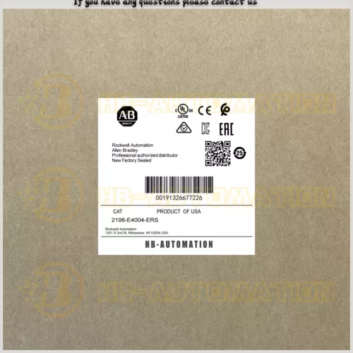 1 pezzo nuovo Allen Bradley 2198-E4004-ERS Kinetix 5100 servoazionamento 2198 E4004 ERS US - Foto 1 di 2