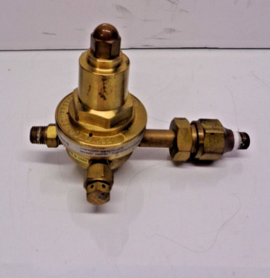 GENTEC 196AR-60 3000 PSIG 0-60 SCFH COMPRESSED GAS REGULATOR W GAUGE