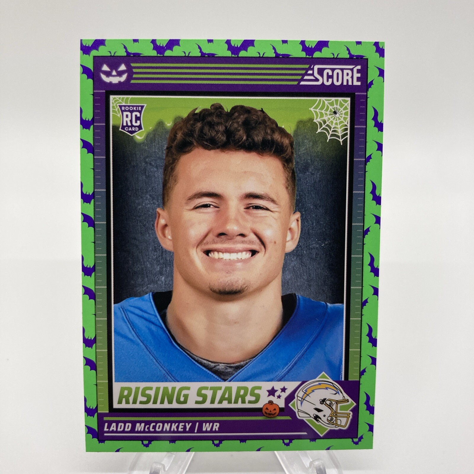 2024 Panini Score A Treat - Rising Stars Green Bats #34 Ladd McConkey RC Charger