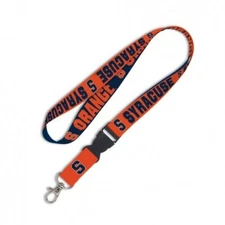 Syracuse Orange NCAA Lanyard Clip Neck Tag Keychain for ID Keys Ticket Holder