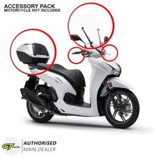 Honda SH350i 2021-2024 City Pack Top Box Screen Heated Grips etc White Genuine